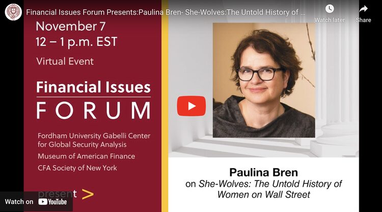 CPA Society of New York webinar with Paulina Bren