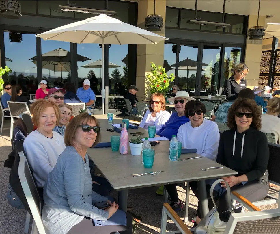 Brunch at the recently renovated Adobe Bar & Grill at the Biltmore golf course in December, following a walk around the Biltmore Estates